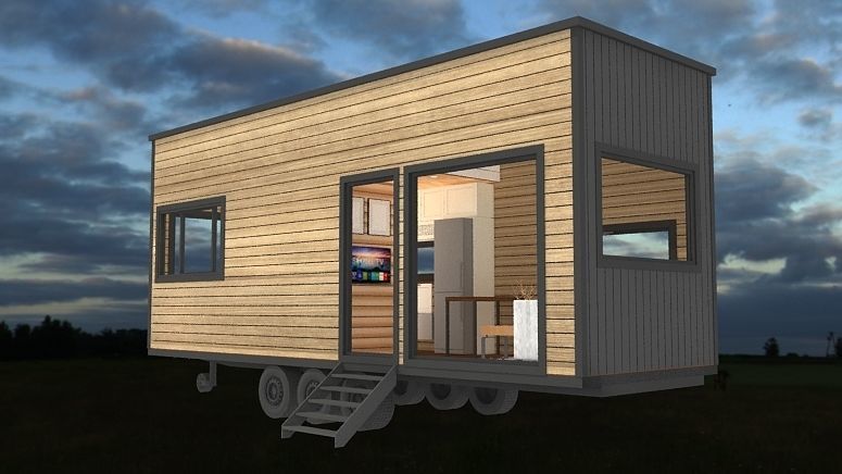 tiny house 3D model_2