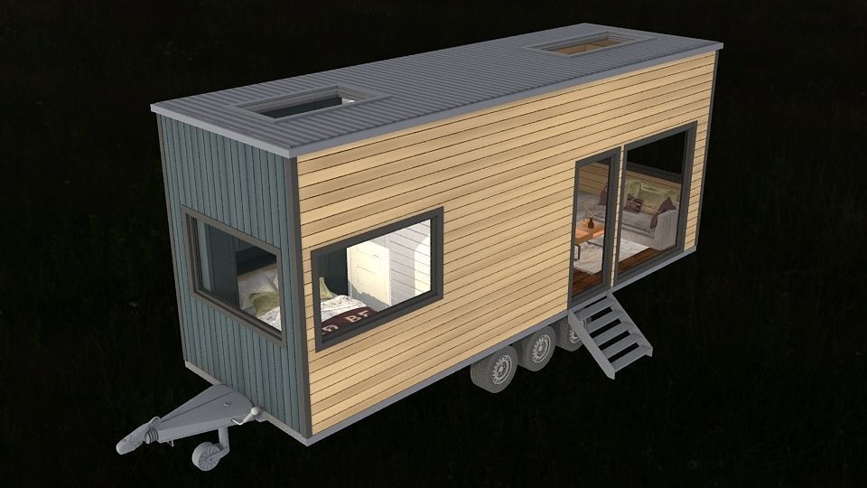 tiny house 3D model_1