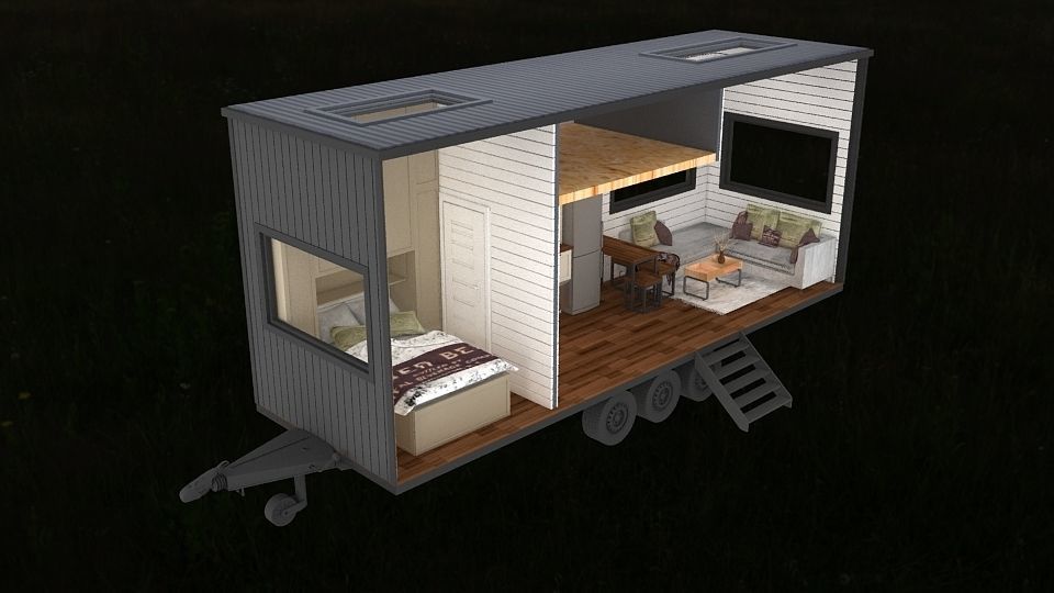 tiny house 3D model_4