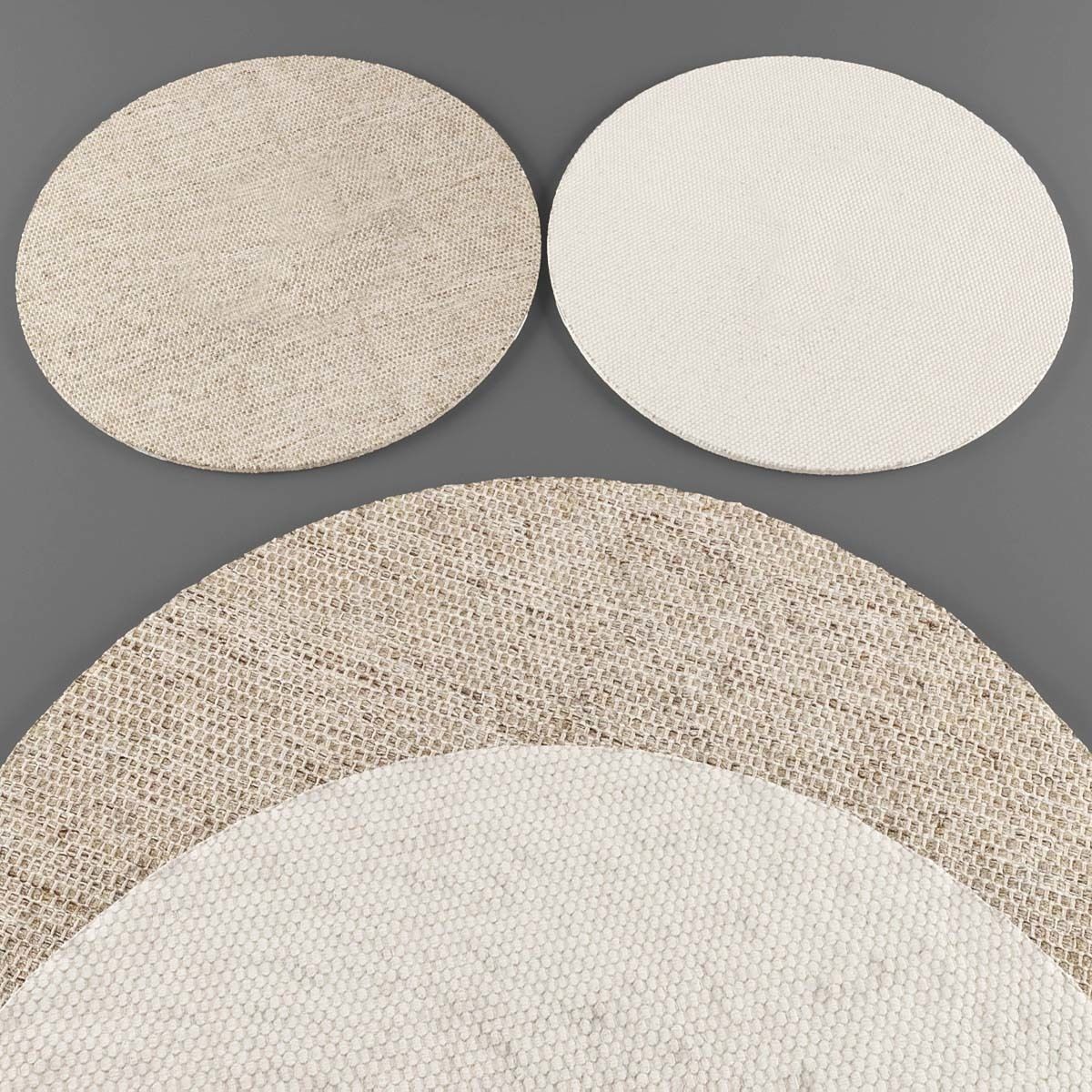 Rugs collection 286 Low-poly 3D model_1