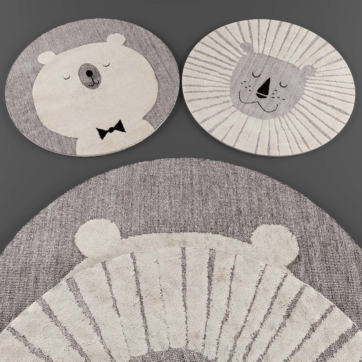 Rugs collection 290 Low-poly 3D model_1