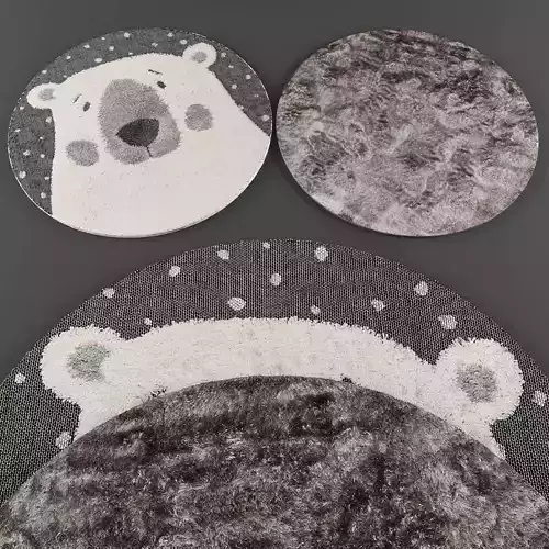 Rugs collection 290 Low-poly 3D model