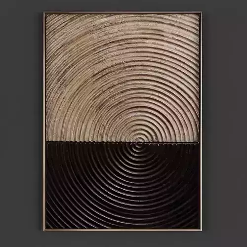 Picture Frames Low-poly 3D model