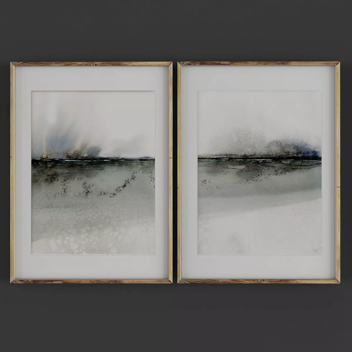 Picture Frames Low-poly 3D model_0