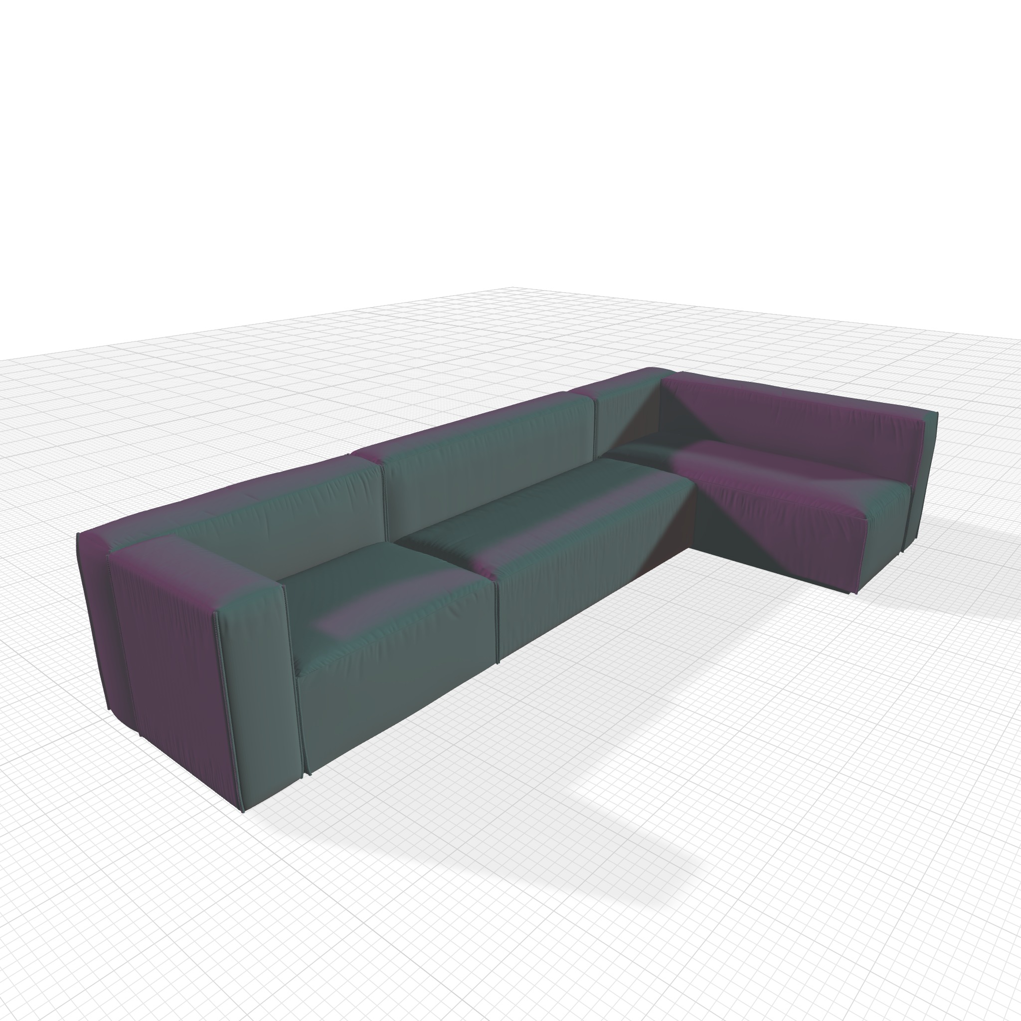 Cleon Sectional 3D model_3