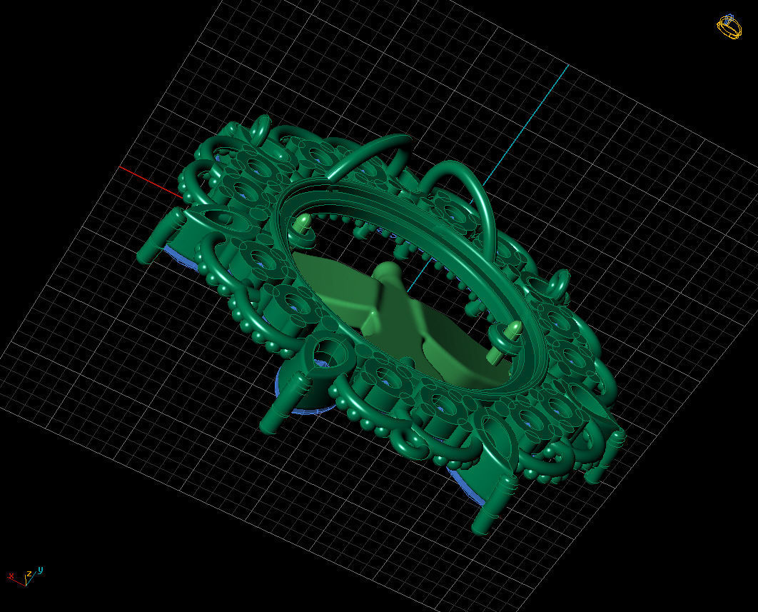 pingente divino 3D print model_6