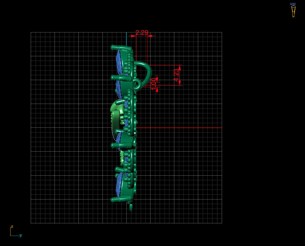 pingente divino 3D print model_4