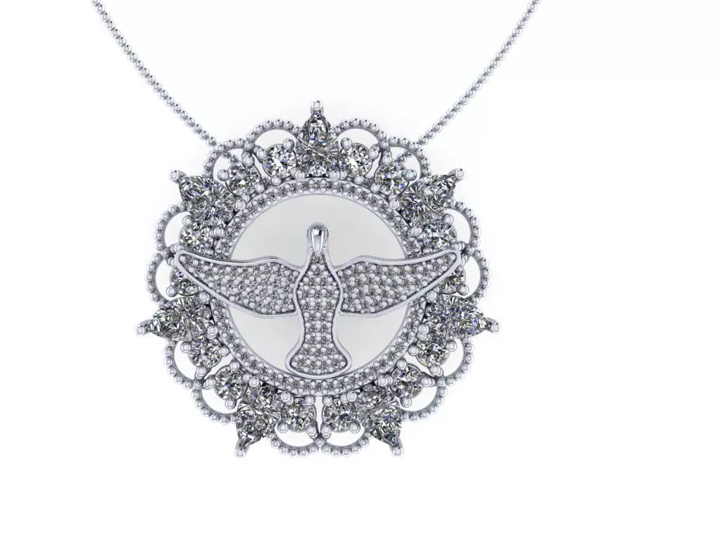 pingente divino 3D print model_0