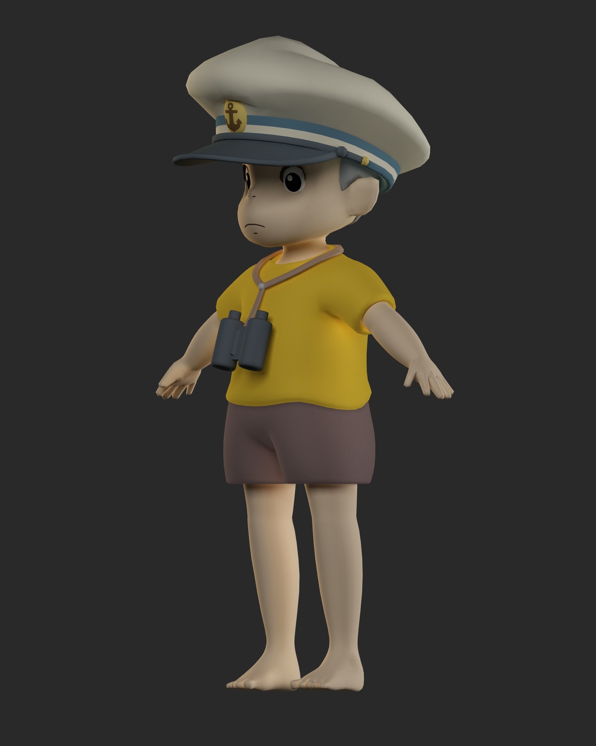 GHIBLI - Sosuke - 3D model Low-poly 3D model_6