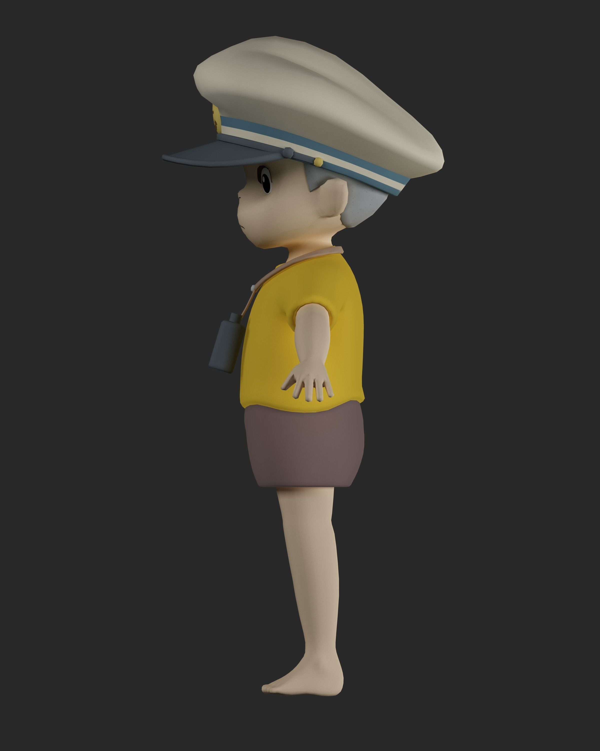 GHIBLI - Sosuke - 3D model Low-poly 3D model_7