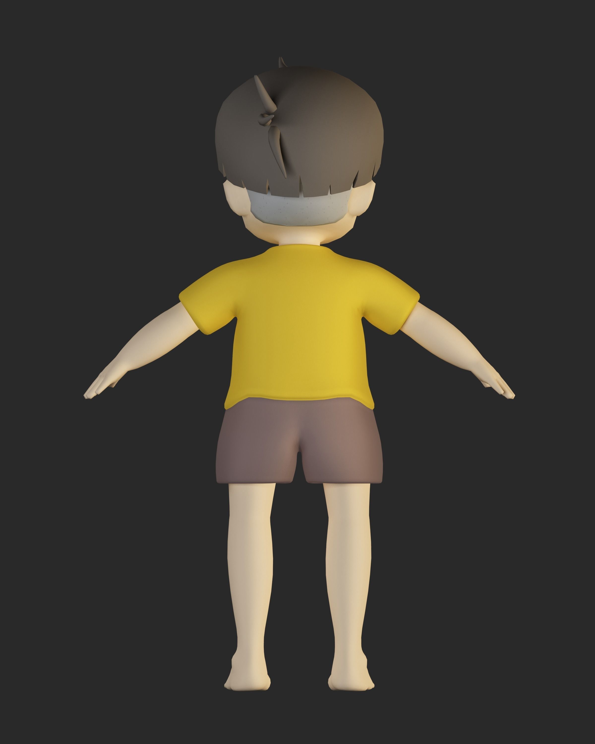 GHIBLI - Sosuke - 3D model Low-poly 3D model_3