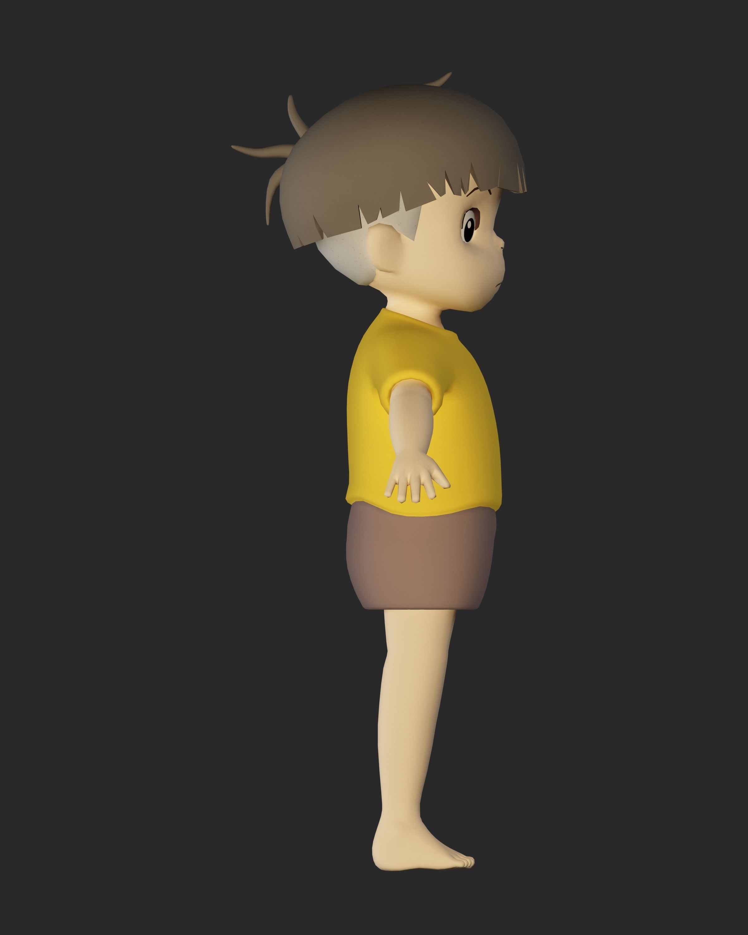 GHIBLI - Sosuke - 3D model Low-poly 3D model_2