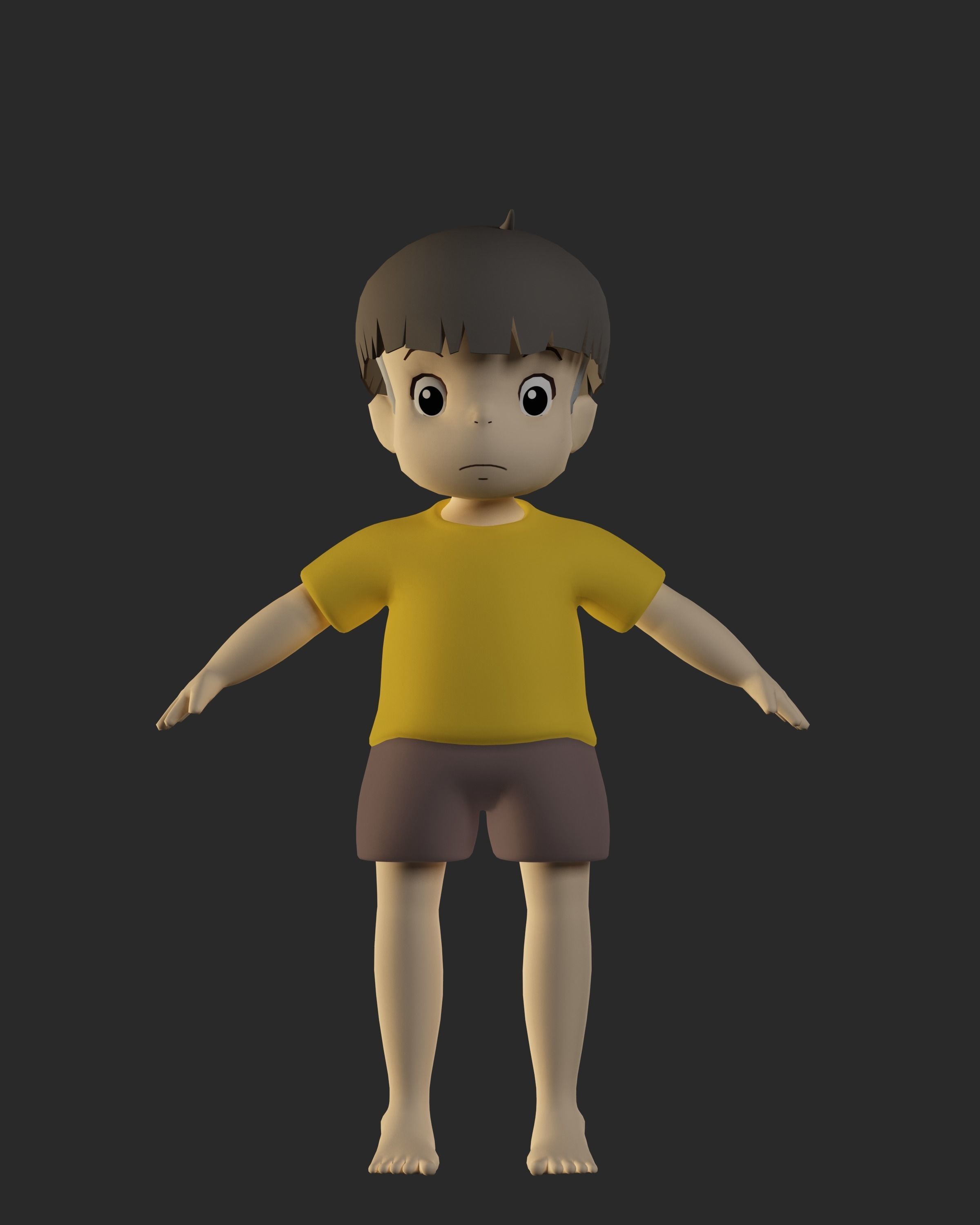 GHIBLI - Sosuke - 3D model Low-poly 3D model_1
