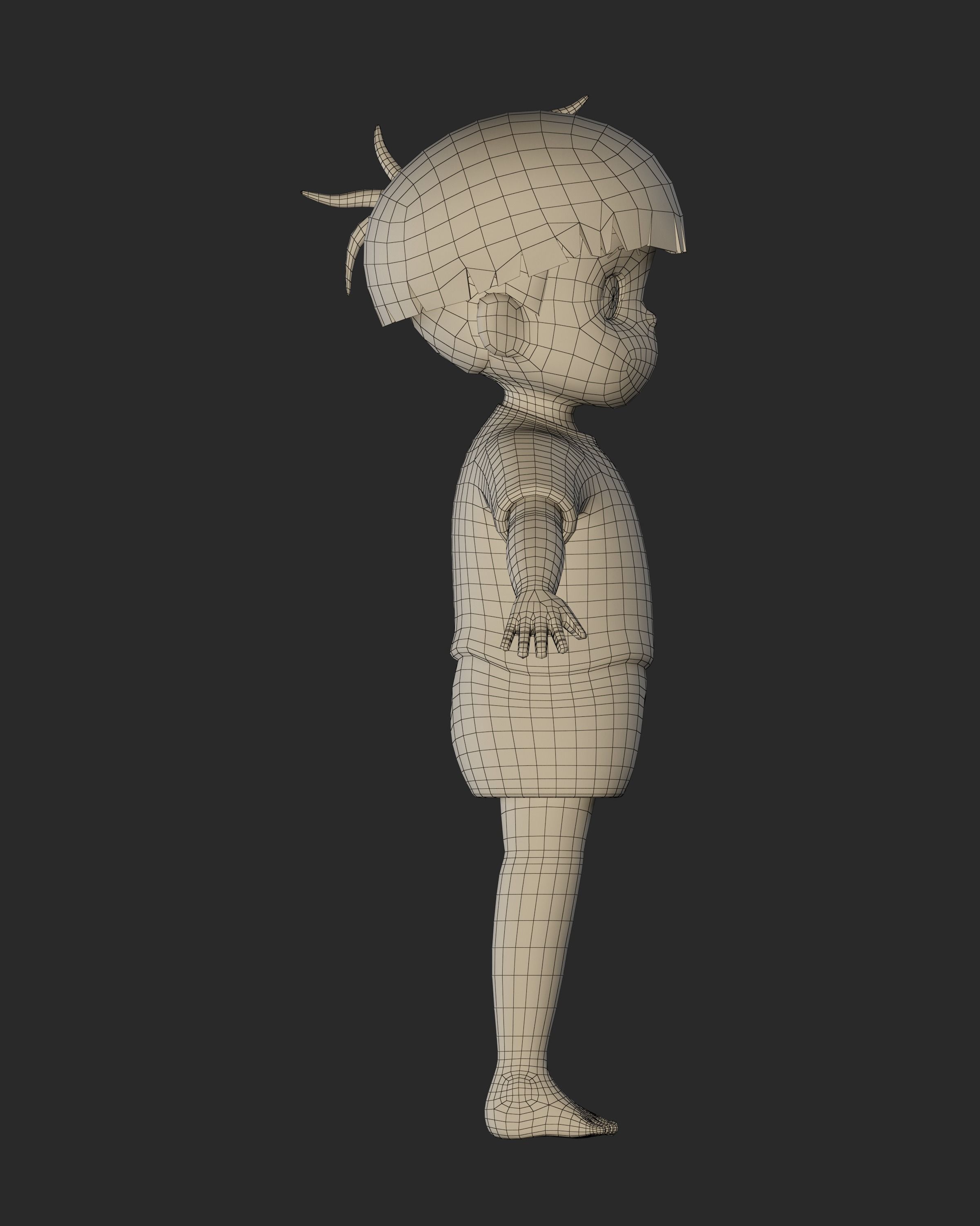 GHIBLI - Sosuke - 3D model Low-poly 3D model_9