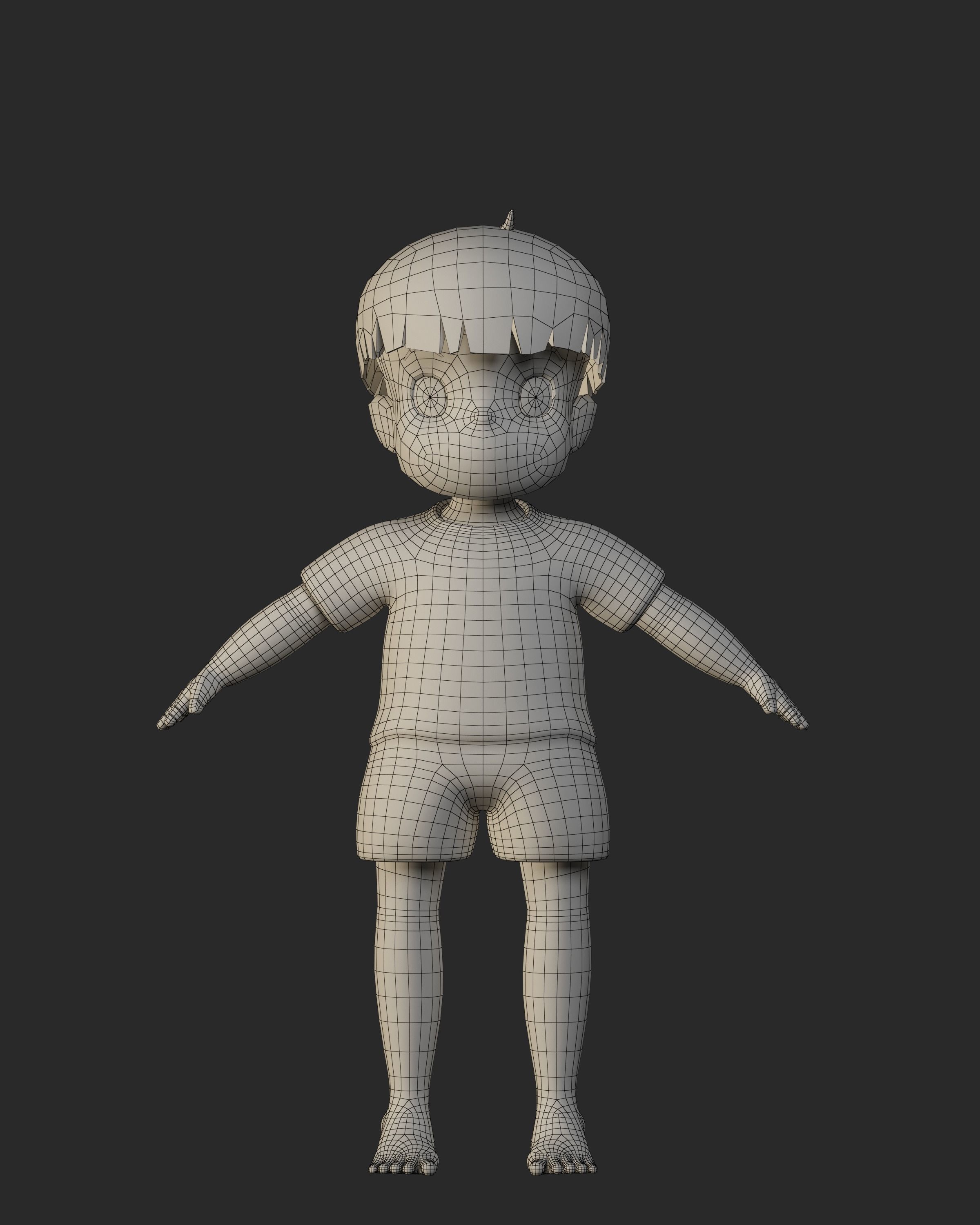 GHIBLI - Sosuke - 3D model Low-poly 3D model_8