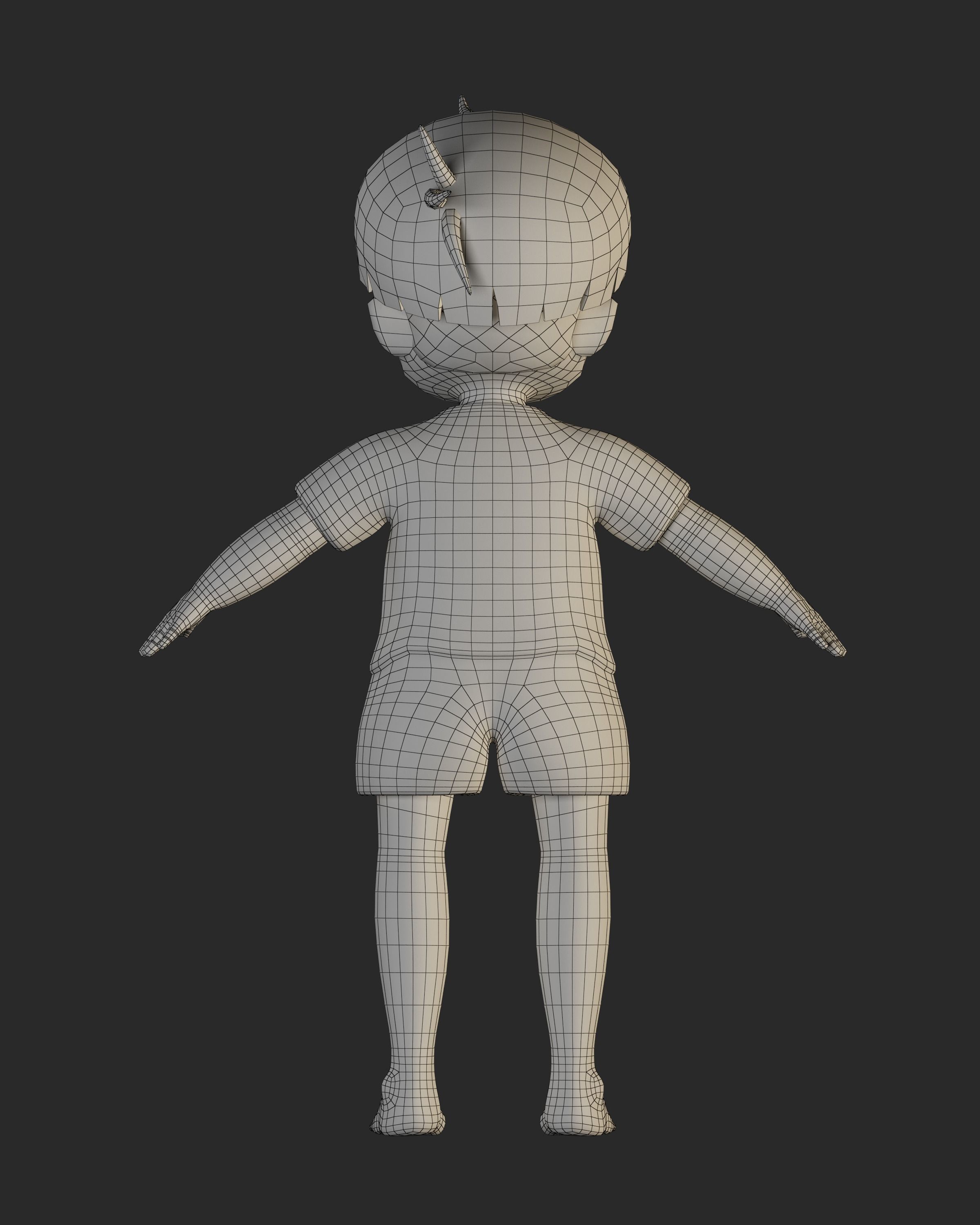GHIBLI - Sosuke - 3D model Low-poly 3D model_10