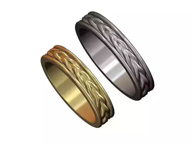 Twisted wire band size 5 to 11