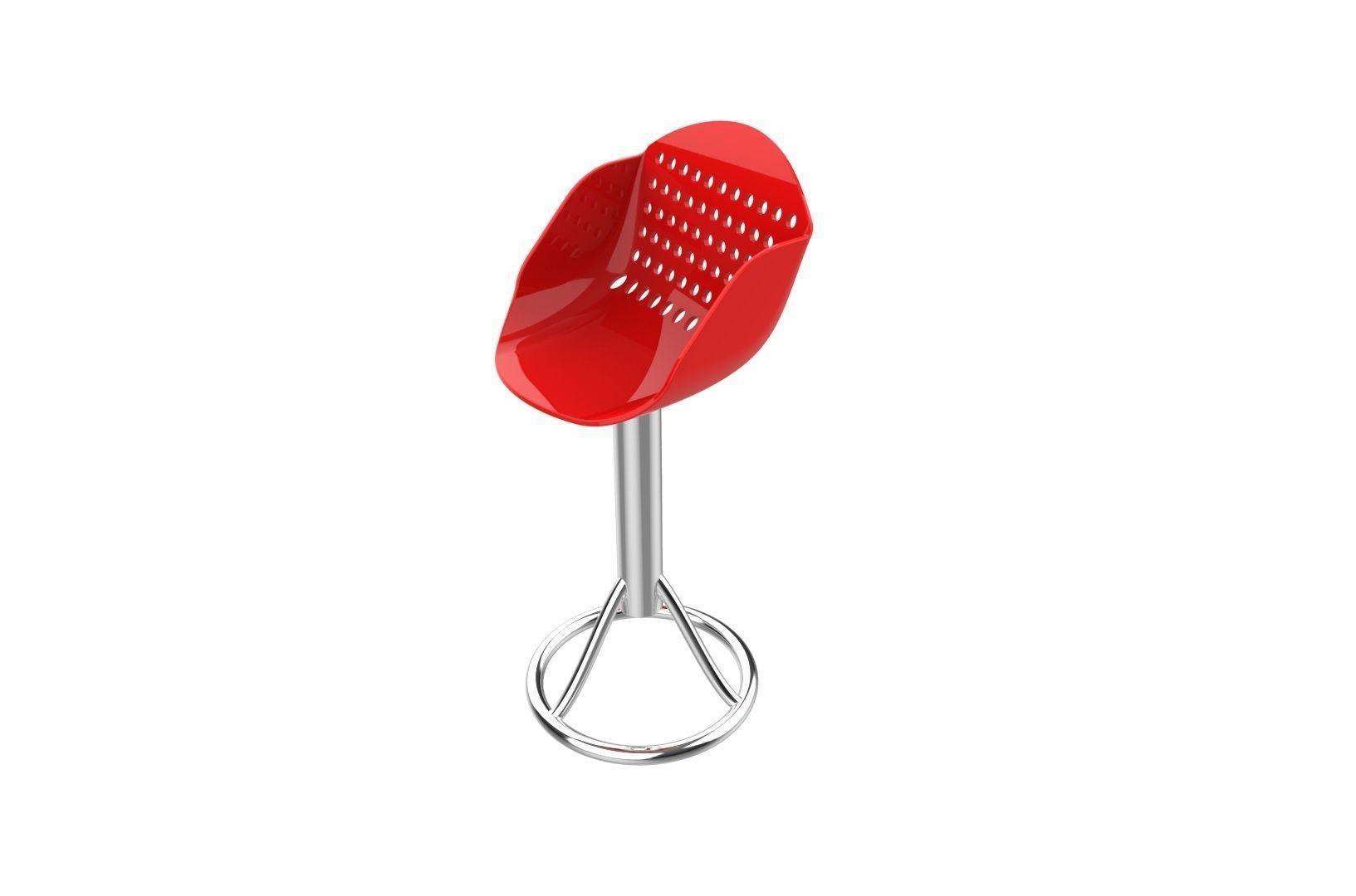 Bar seat 3D print model_6