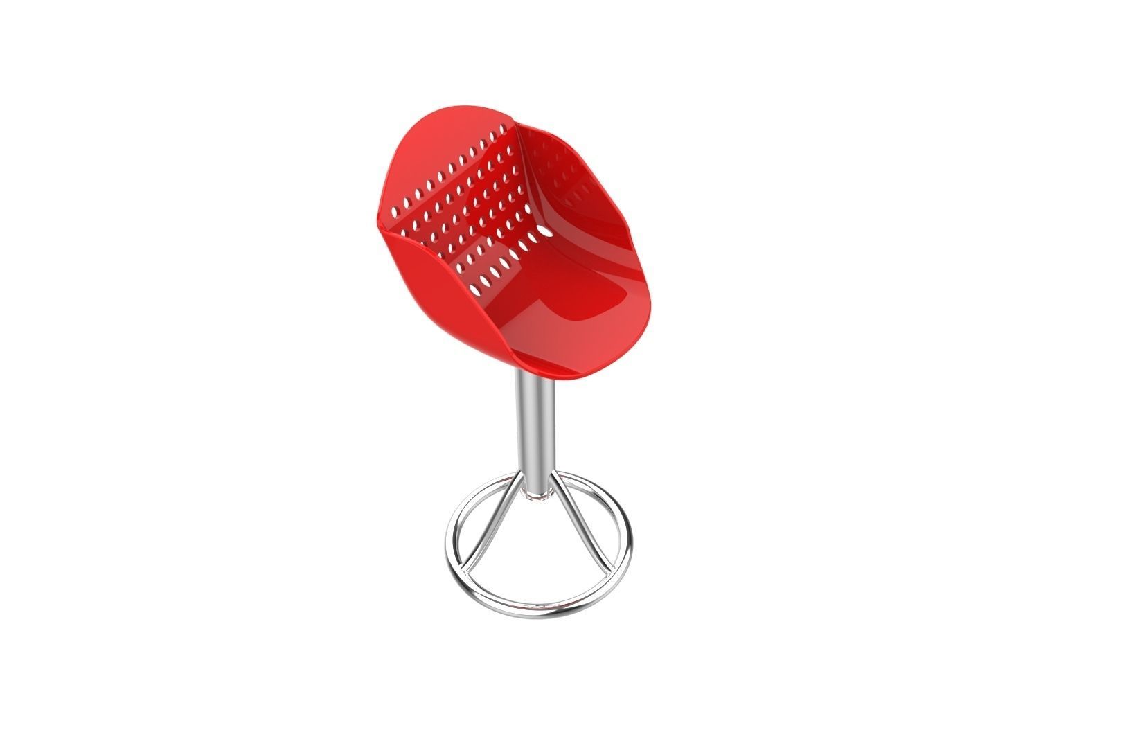 Bar seat 3D print model_3