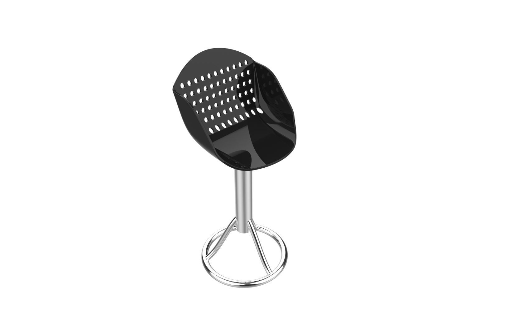 Bar seat 3D print model_15