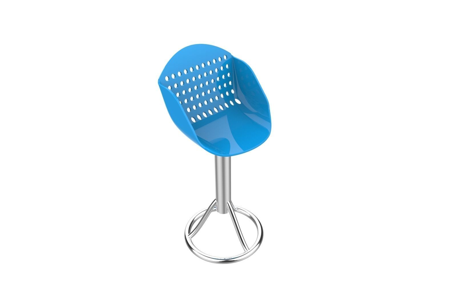 Bar seat 3D print model_14