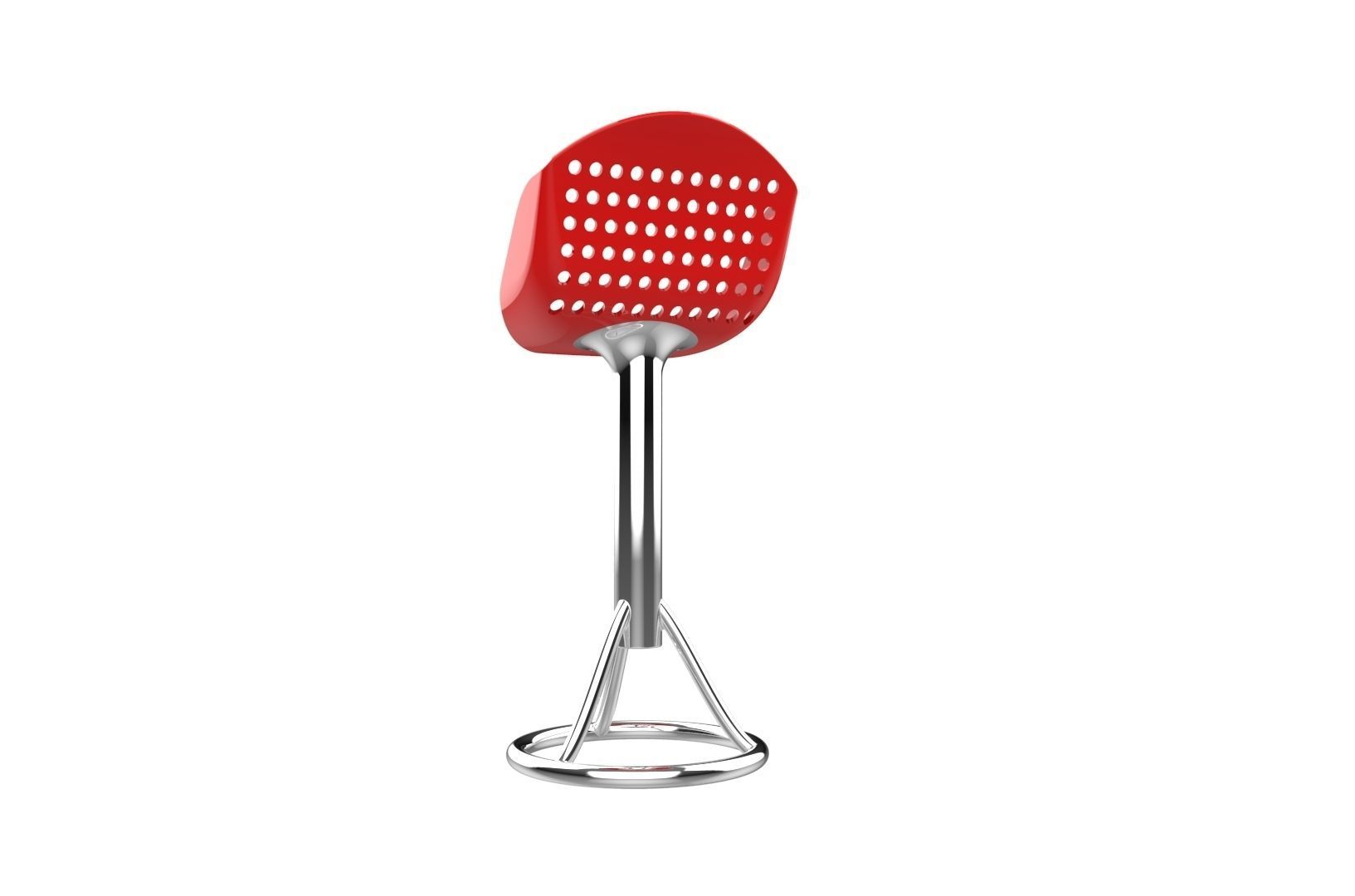Bar seat 3D print model_9