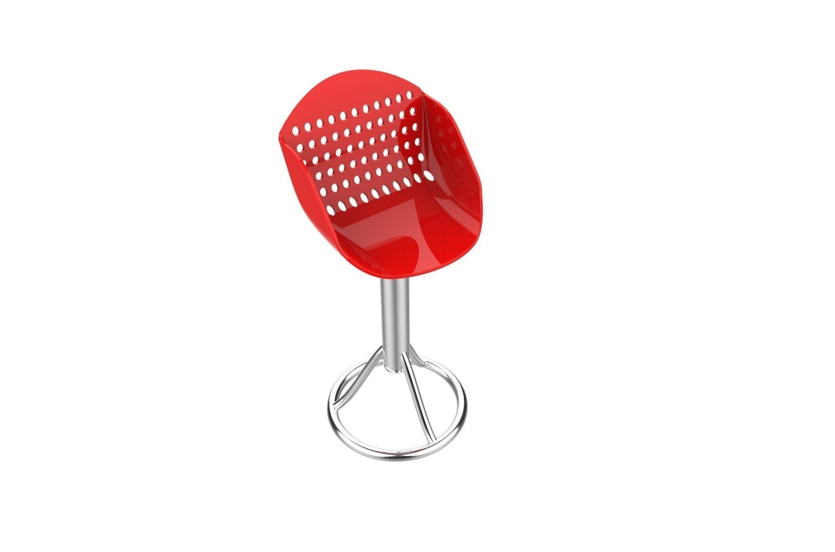 Bar seat 3D print model_1