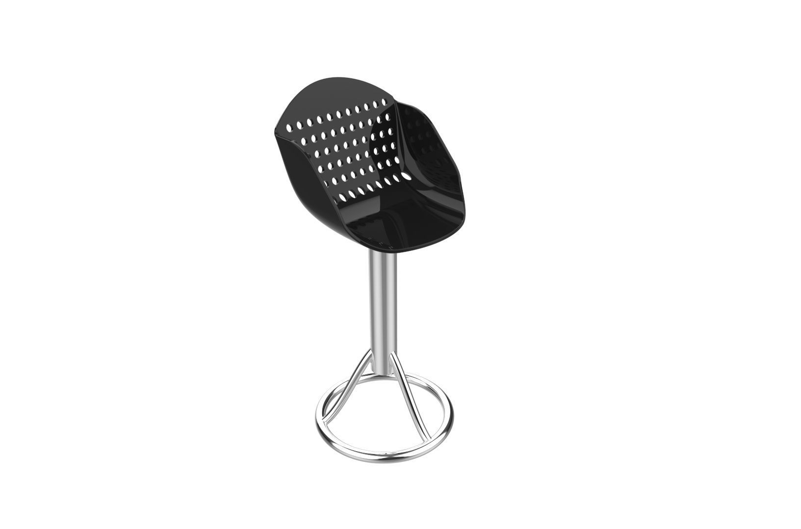 Bar seat 3D print model_16
