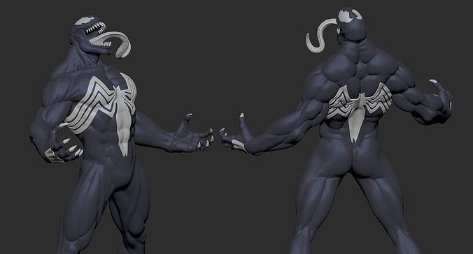 Venom for 3d printing 3D print model