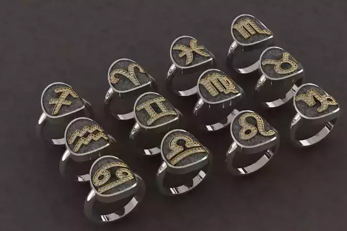 Zodiac Rings For Women