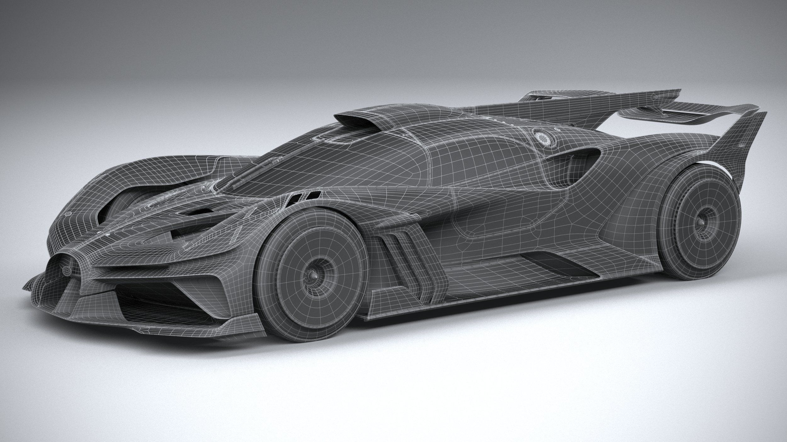 Bugatti Bolide Concept 2020 3D model_28