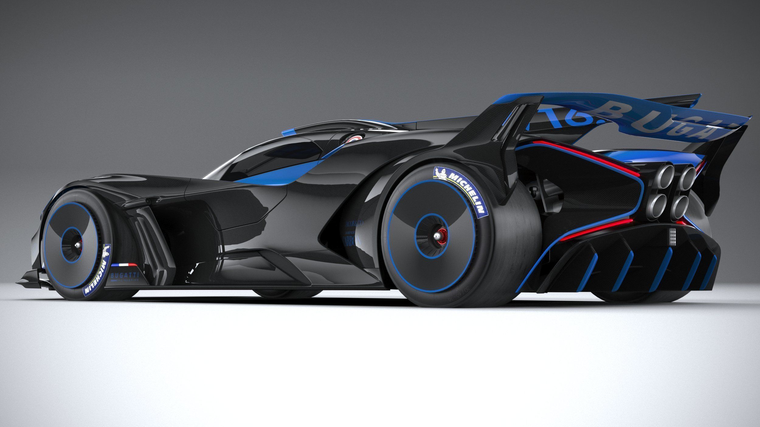 Bugatti Bolide Concept 2020 3D model_5