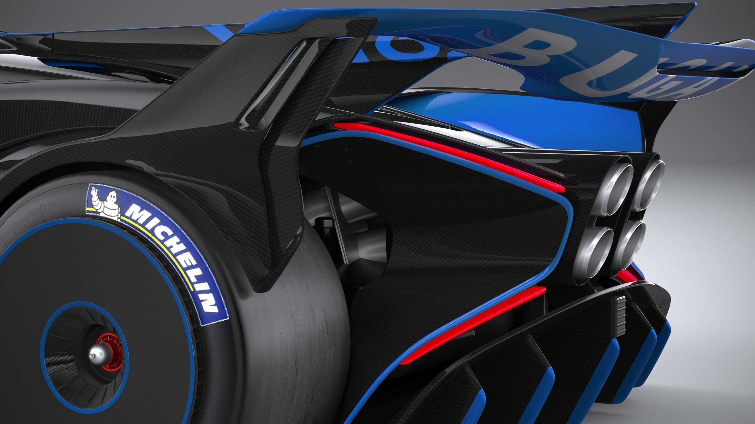 Bugatti Bolide Concept 2020 3D model_6