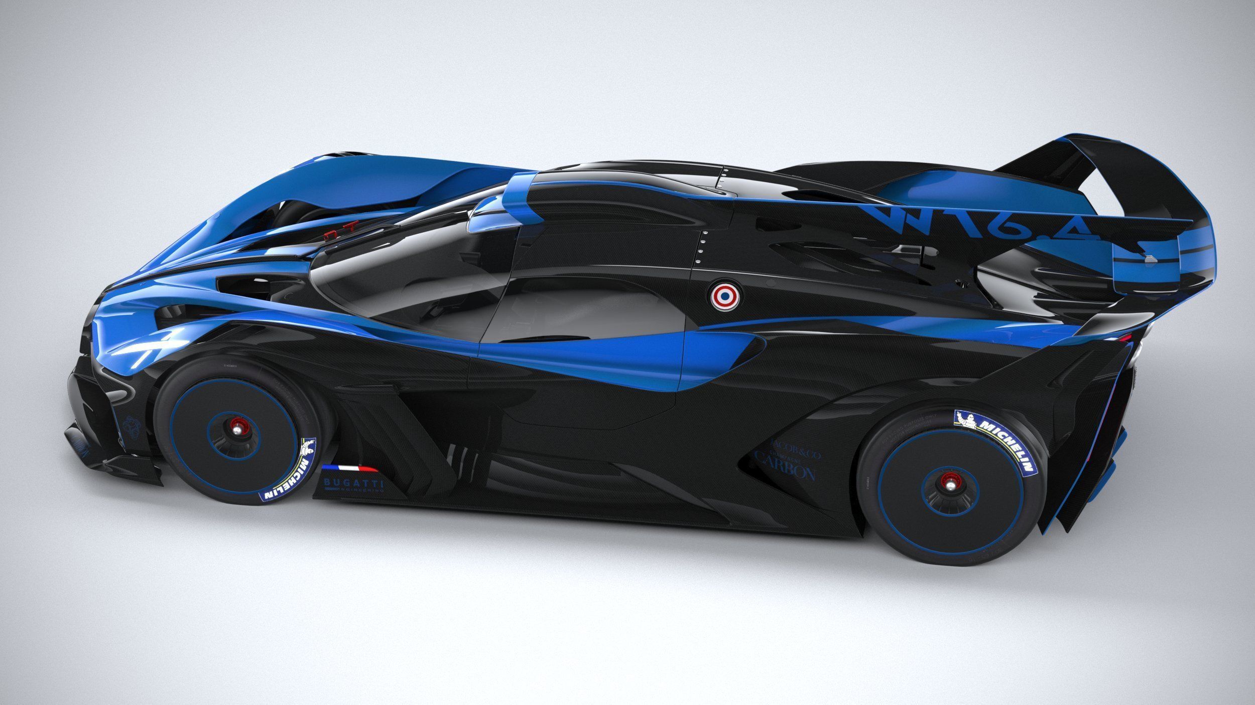 Bugatti Bolide Concept 2020 3D model_9