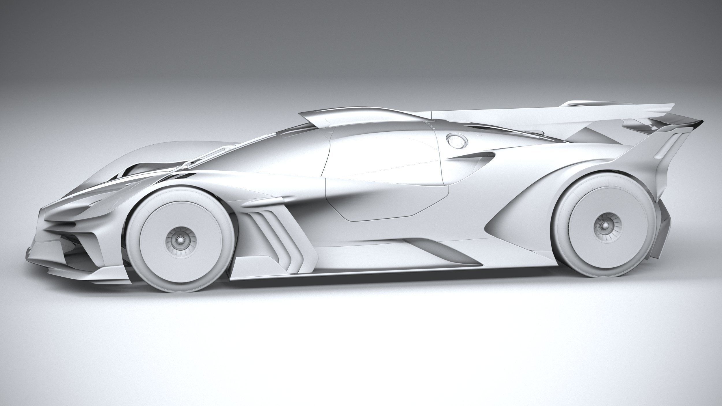 Bugatti Bolide Concept 2020 3D model_22