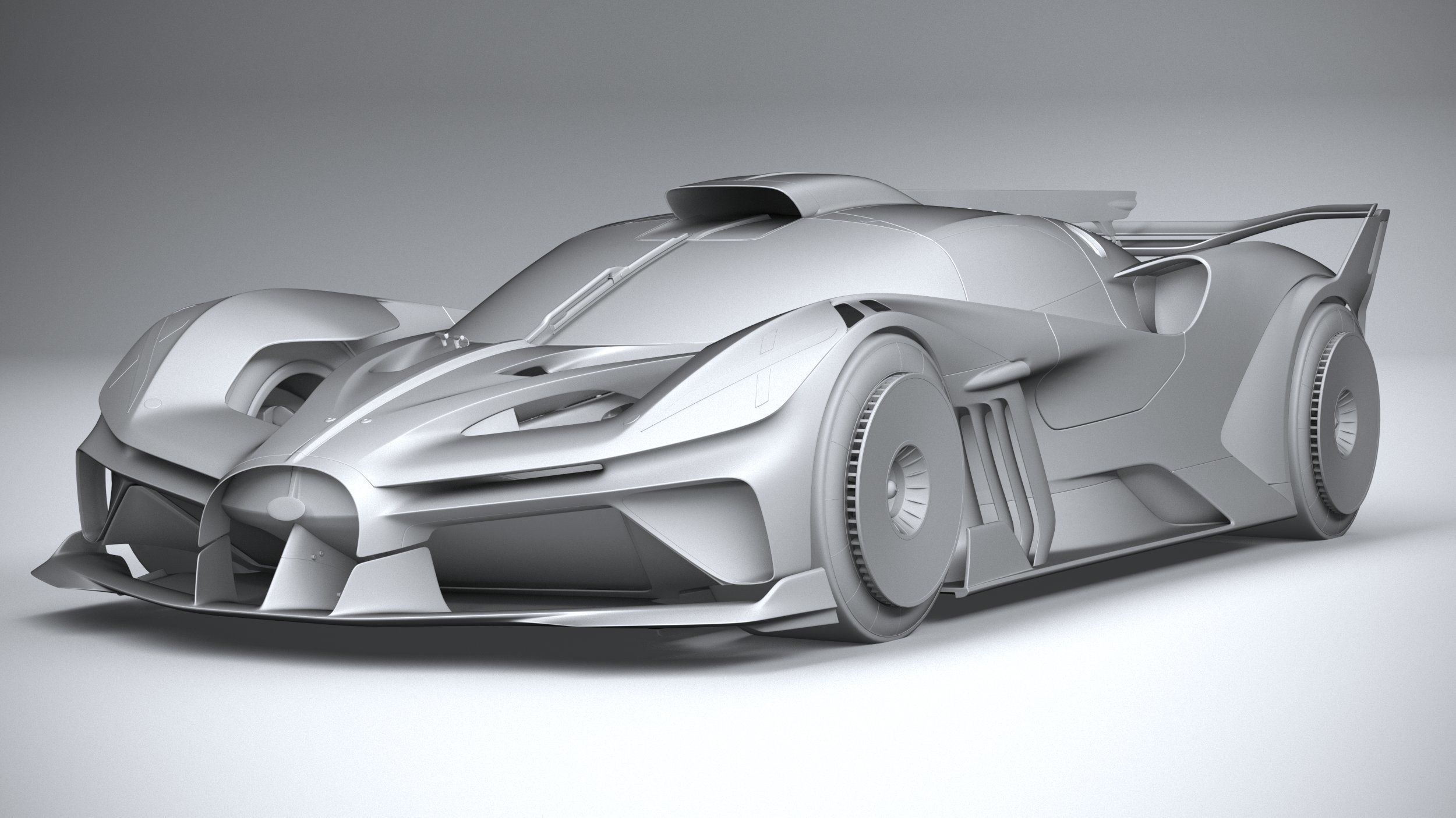 Bugatti Bolide Concept 2020 3D model_20