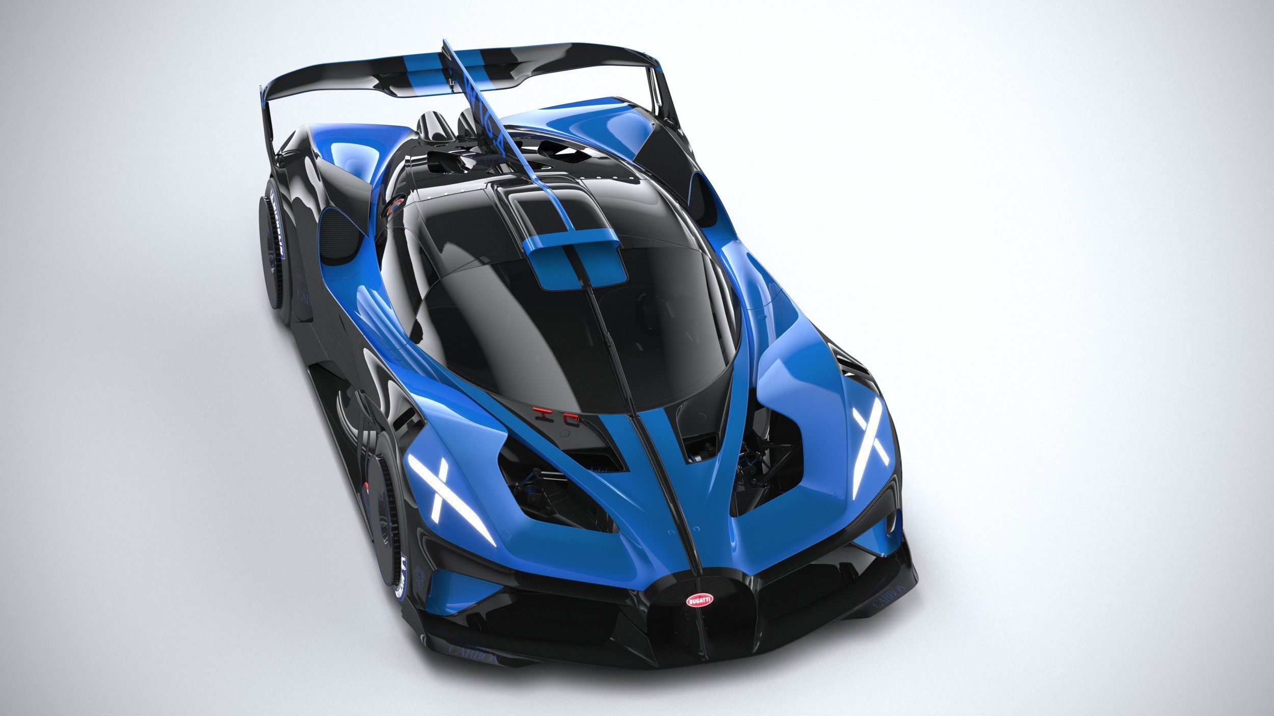 Bugatti Bolide Concept 2020 3D model_12