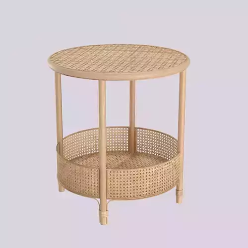 Rattan Table Round