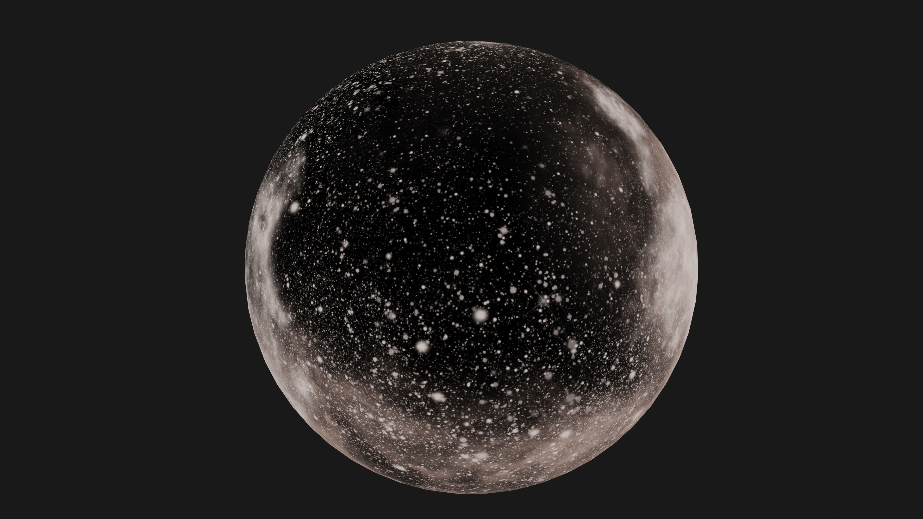 HDRI Panoramic Sky - 360 starfield - 09 soft pastel  Low-poly 3D model_6