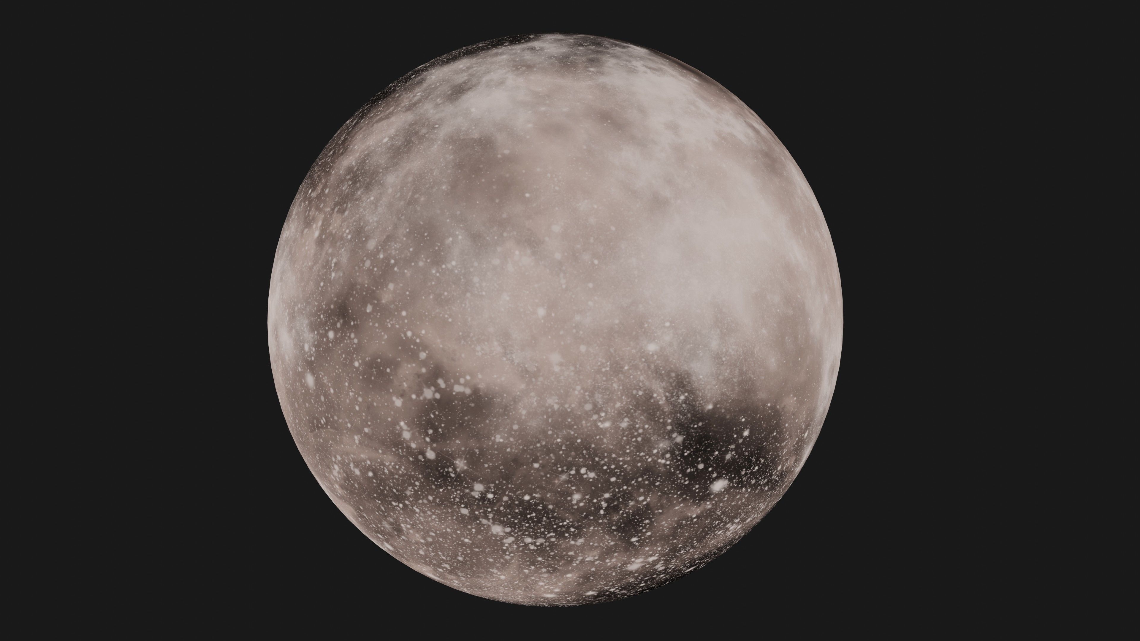 HDRI Panoramic Sky - 360 starfield - 09 soft pastel  Low-poly 3D model_4