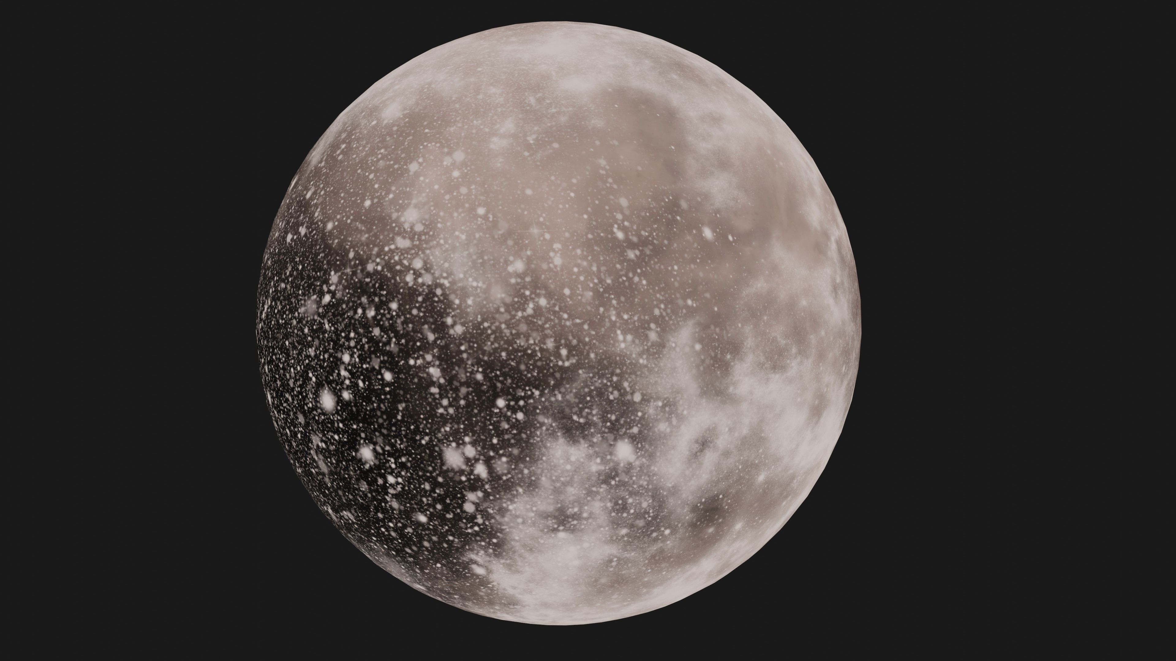 HDRI Panoramic Sky - 360 starfield - 09 soft pastel  Low-poly 3D model_5