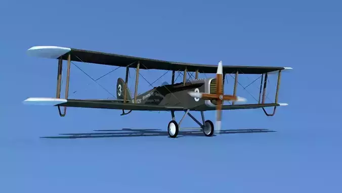 Airco DH-4 Browns Air Service 3D model