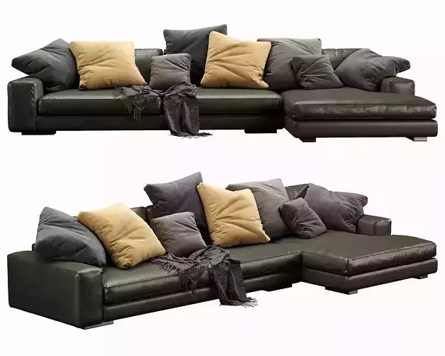 Verzelloni Holden Chaise Lounge Leather