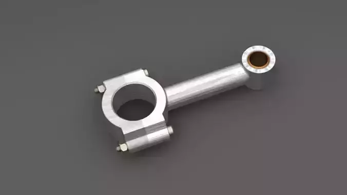 Tubolar Piston Rod 3D model