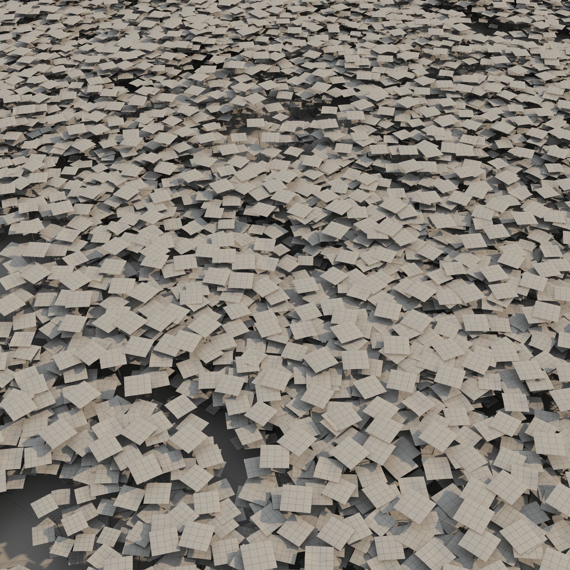 cloverfield grassy area Low-poly 3D model_4