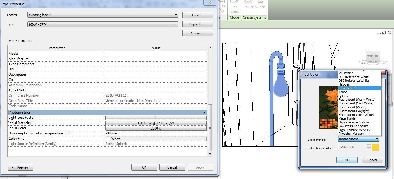 levitating lamp Low-poly 3D model_5