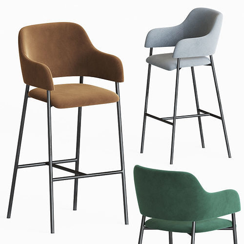 Deephouse Martin Bar chair 3D model