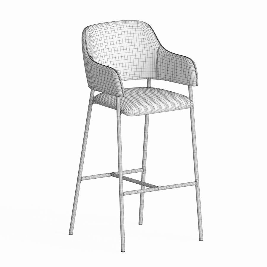 Deephouse Martin Bar chair 3D model_4