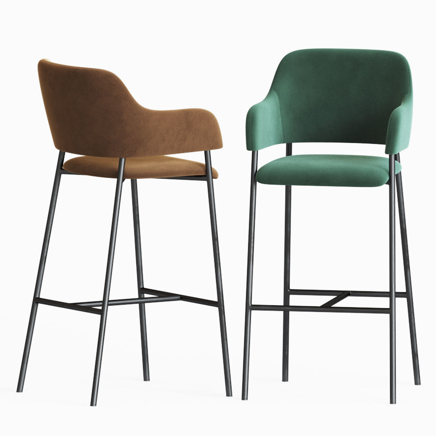 Deephouse Martin Bar chair 3D model_2