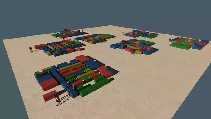 PUBG GEORGOPOOL 3D MODEL Low-poly 3D model
